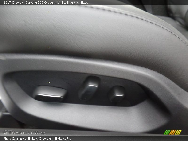 Admiral Blue / Jet Black 2017 Chevrolet Corvette Z06 Coupe