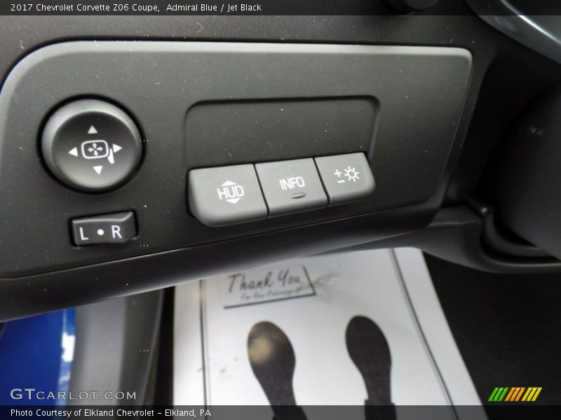 Admiral Blue / Jet Black 2017 Chevrolet Corvette Z06 Coupe