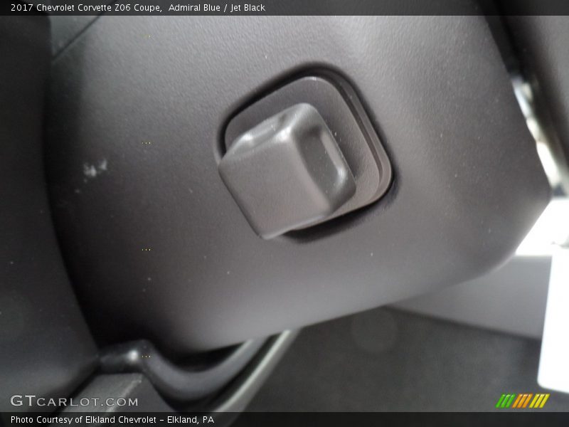 Admiral Blue / Jet Black 2017 Chevrolet Corvette Z06 Coupe
