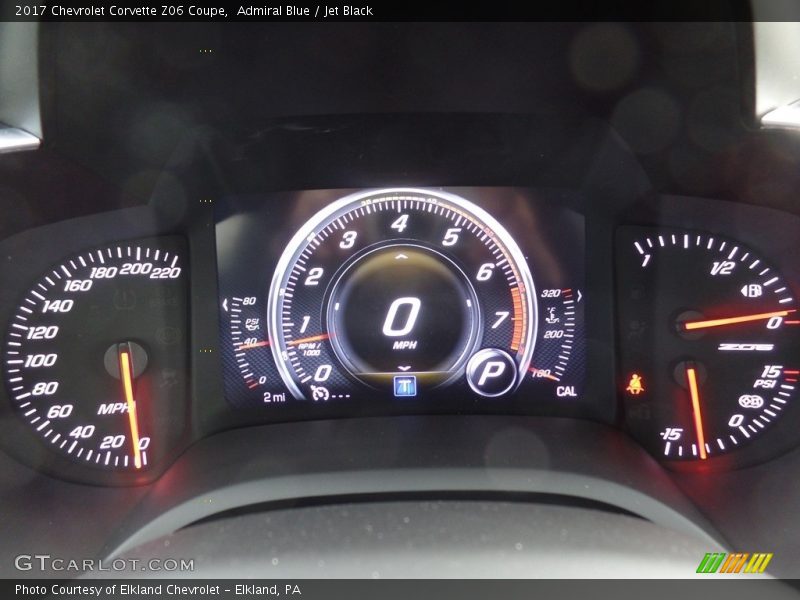  2017 Corvette Z06 Coupe Z06 Coupe Gauges