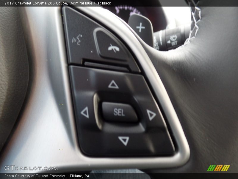 Controls of 2017 Corvette Z06 Coupe