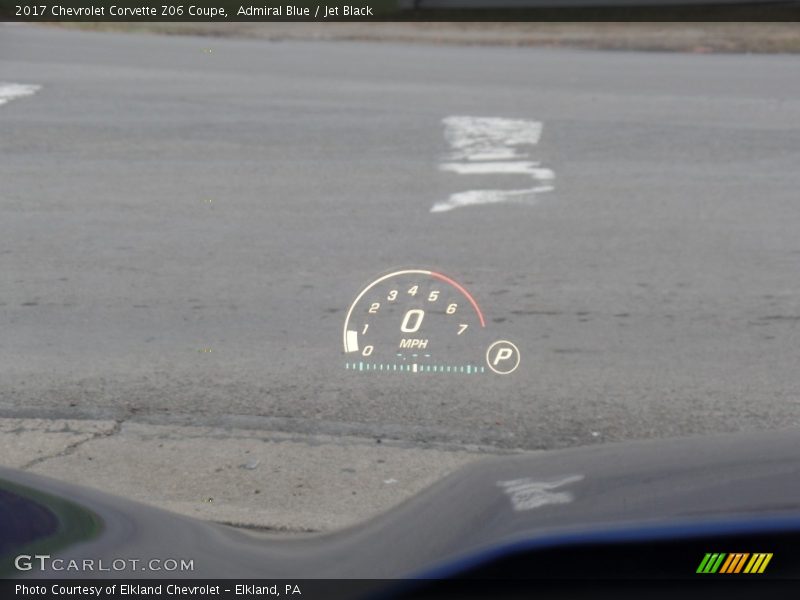 Heads Up Display - 2017 Chevrolet Corvette Z06 Coupe