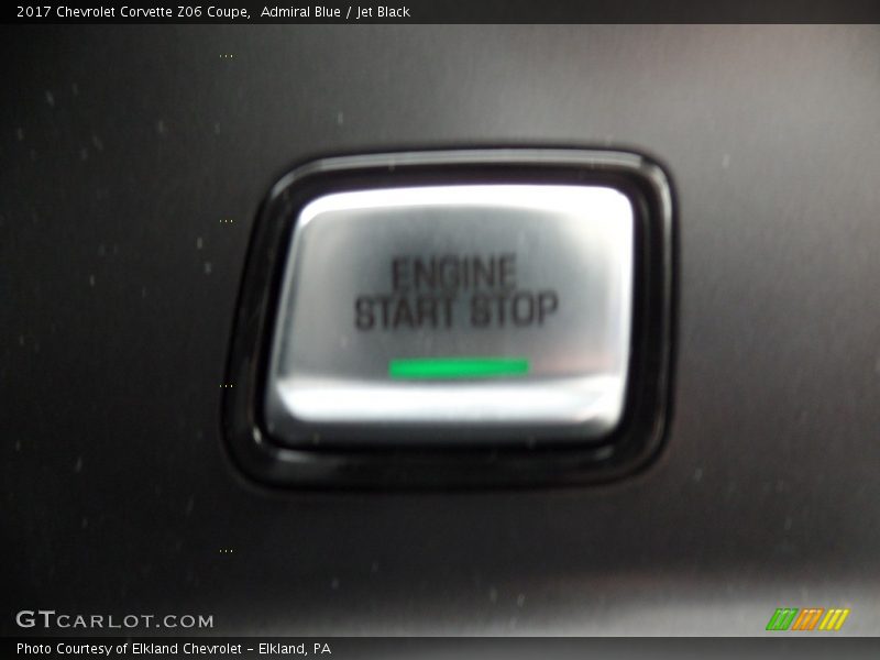 Admiral Blue / Jet Black 2017 Chevrolet Corvette Z06 Coupe