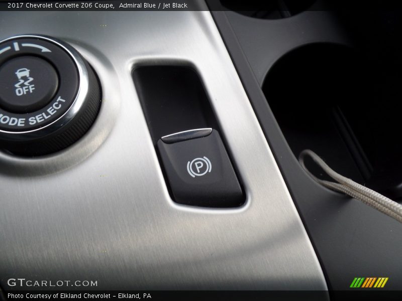 Admiral Blue / Jet Black 2017 Chevrolet Corvette Z06 Coupe
