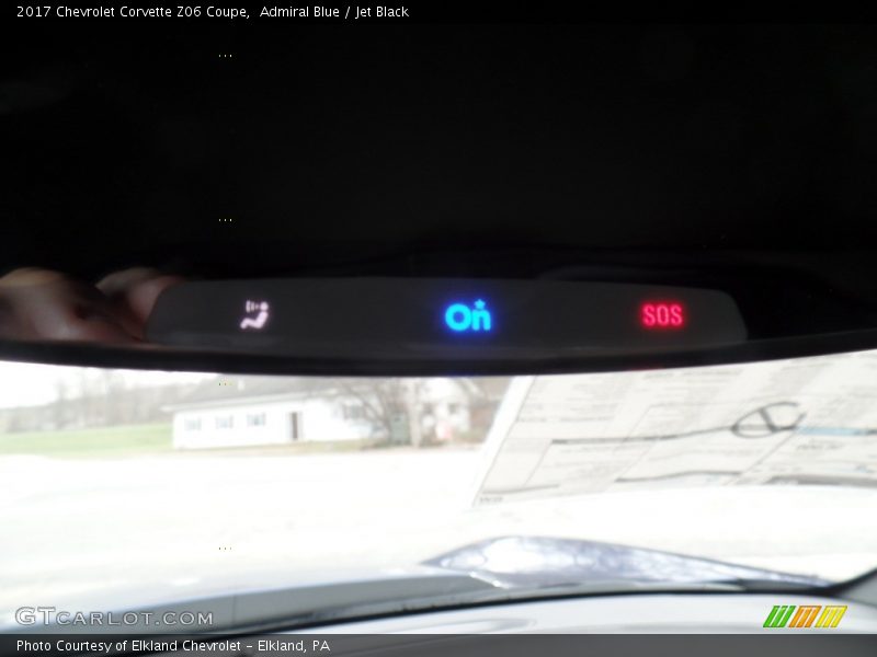 Admiral Blue / Jet Black 2017 Chevrolet Corvette Z06 Coupe