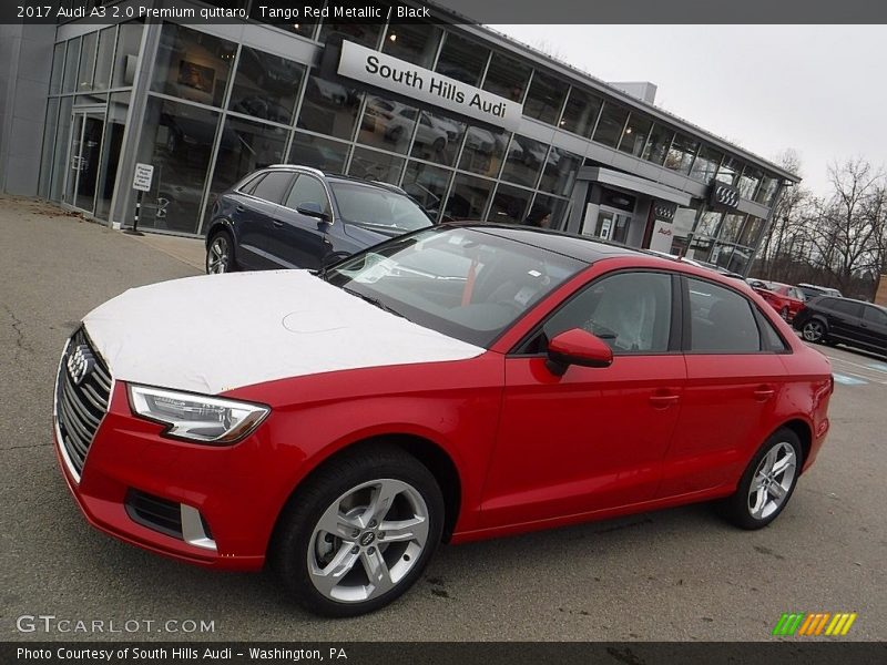 Tango Red Metallic / Black 2017 Audi A3 2.0 Premium quttaro