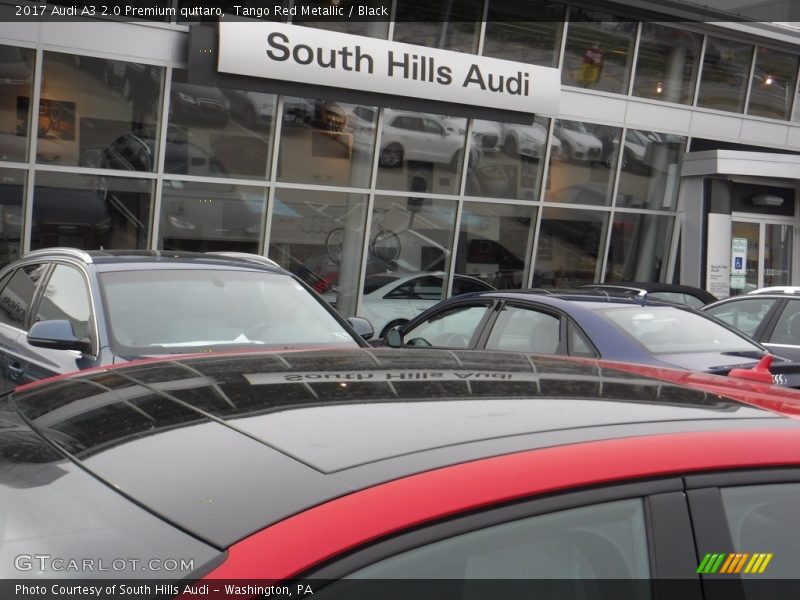 Tango Red Metallic / Black 2017 Audi A3 2.0 Premium quttaro