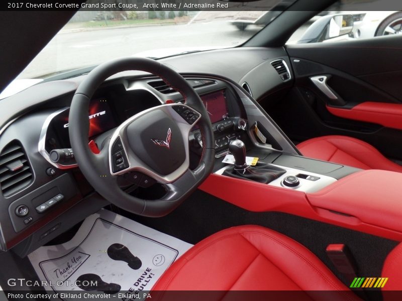  2017 Corvette Grand Sport Coupe Adrenaline Red Interior