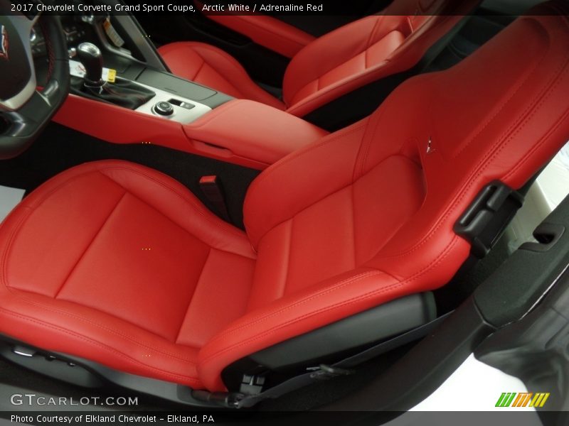 Front Seat of 2017 Corvette Grand Sport Coupe