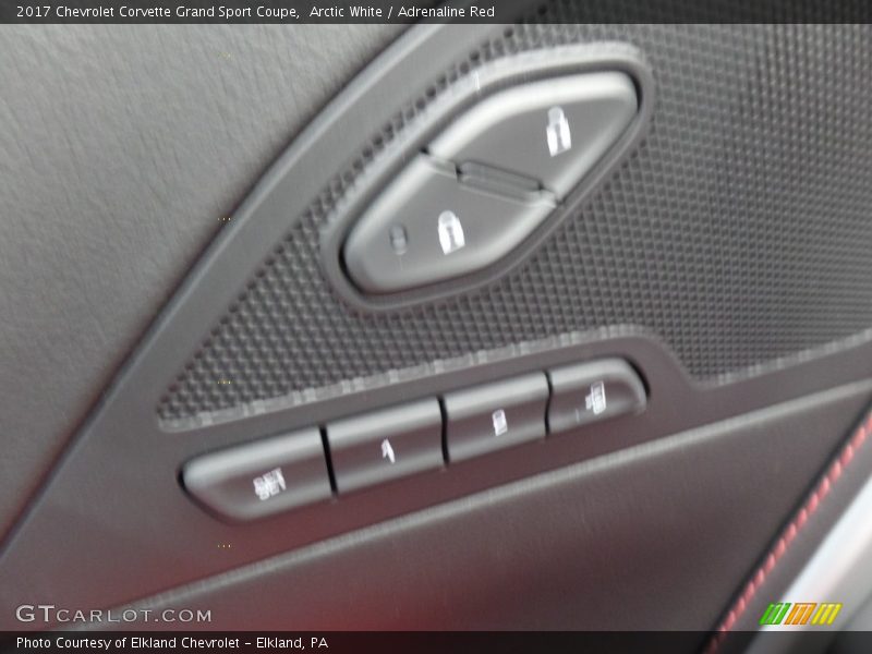 Arctic White / Adrenaline Red 2017 Chevrolet Corvette Grand Sport Coupe