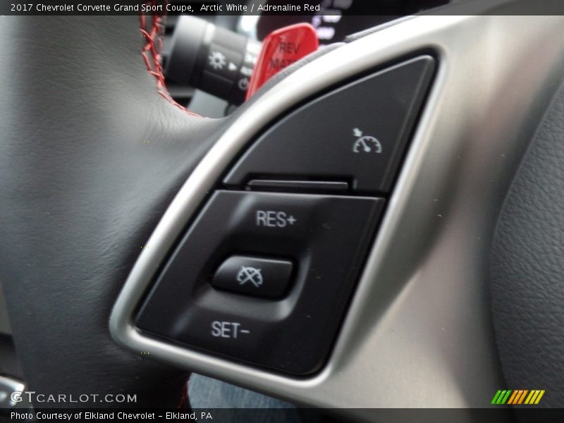 Arctic White / Adrenaline Red 2017 Chevrolet Corvette Grand Sport Coupe
