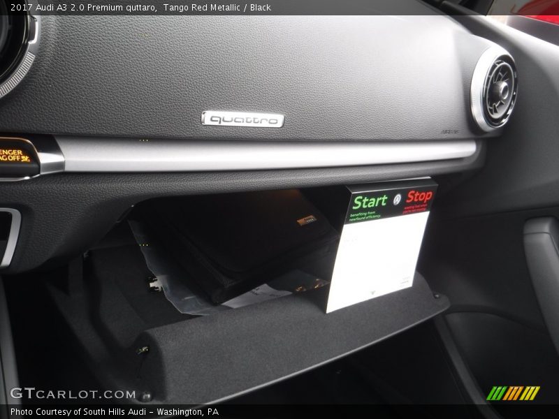Tango Red Metallic / Black 2017 Audi A3 2.0 Premium quttaro