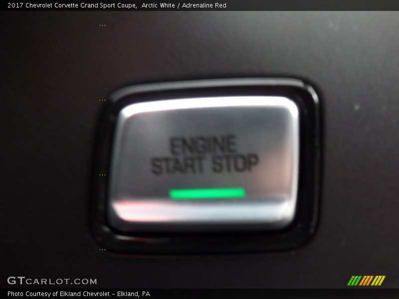 Arctic White / Adrenaline Red 2017 Chevrolet Corvette Grand Sport Coupe
