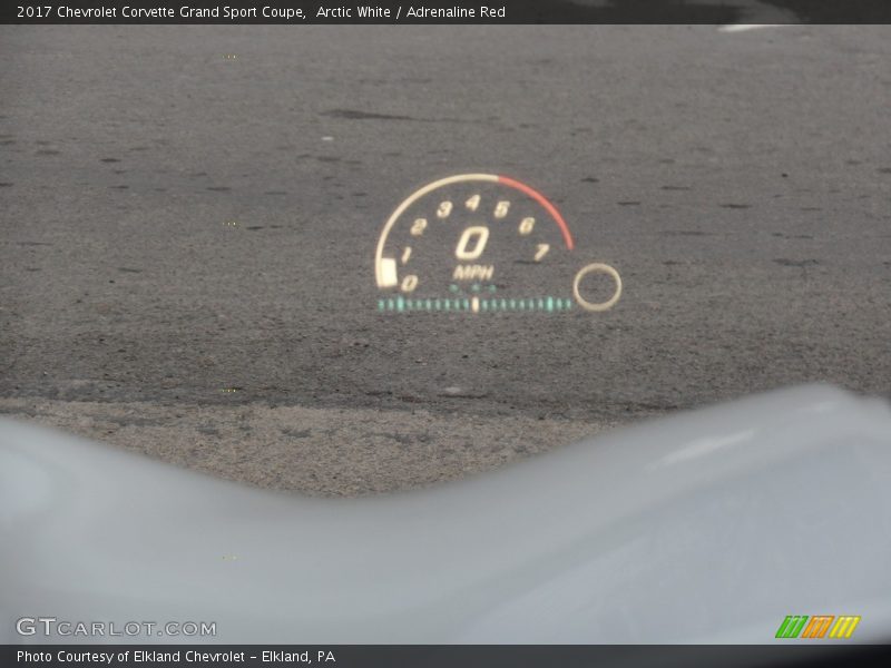 HUD - 2017 Chevrolet Corvette Grand Sport Coupe