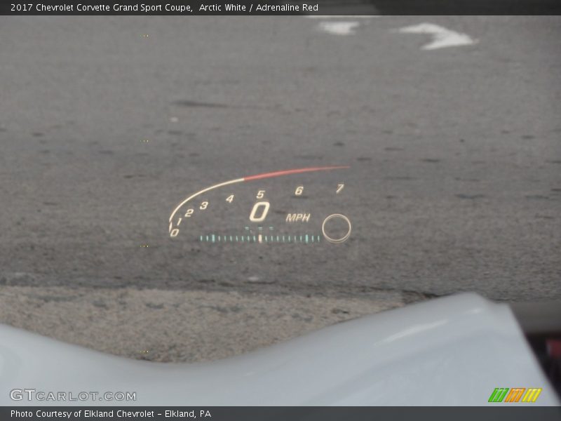 Head up display - 2017 Chevrolet Corvette Grand Sport Coupe