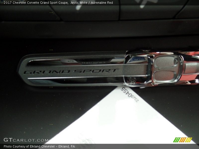 Controls of 2017 Corvette Grand Sport Coupe