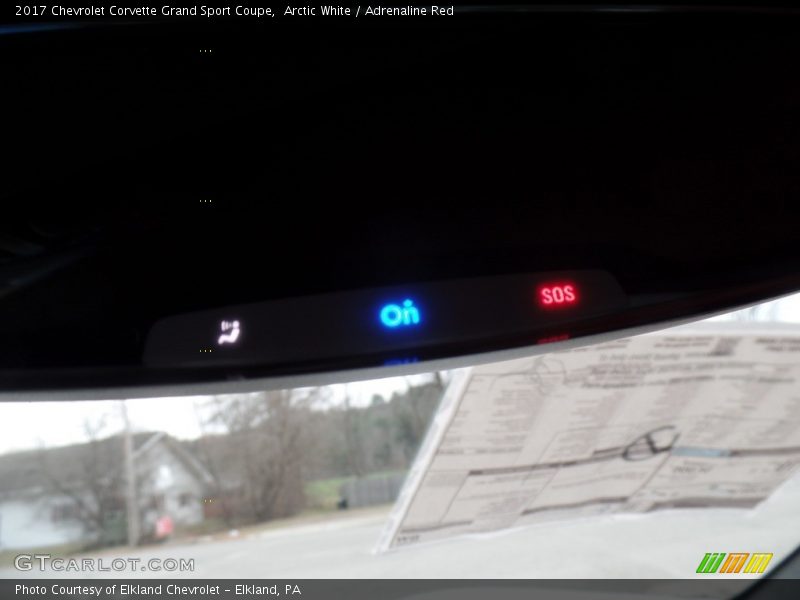 Arctic White / Adrenaline Red 2017 Chevrolet Corvette Grand Sport Coupe