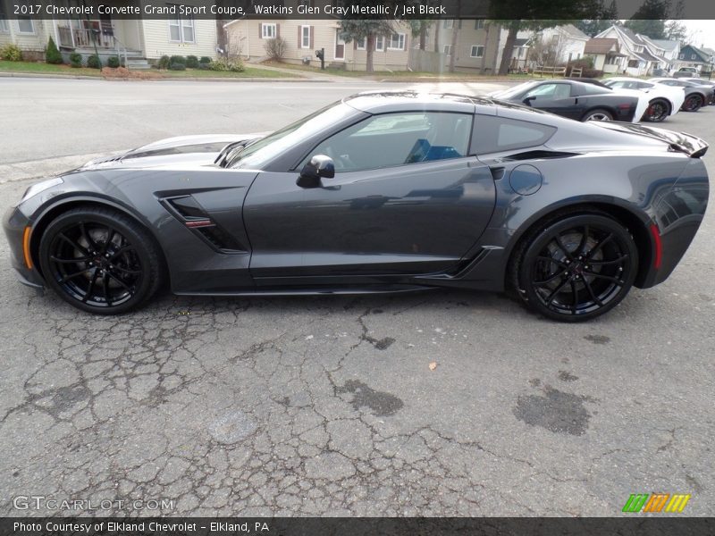 Watkins Glen Gray Metallic / Jet Black 2017 Chevrolet Corvette Grand Sport Coupe