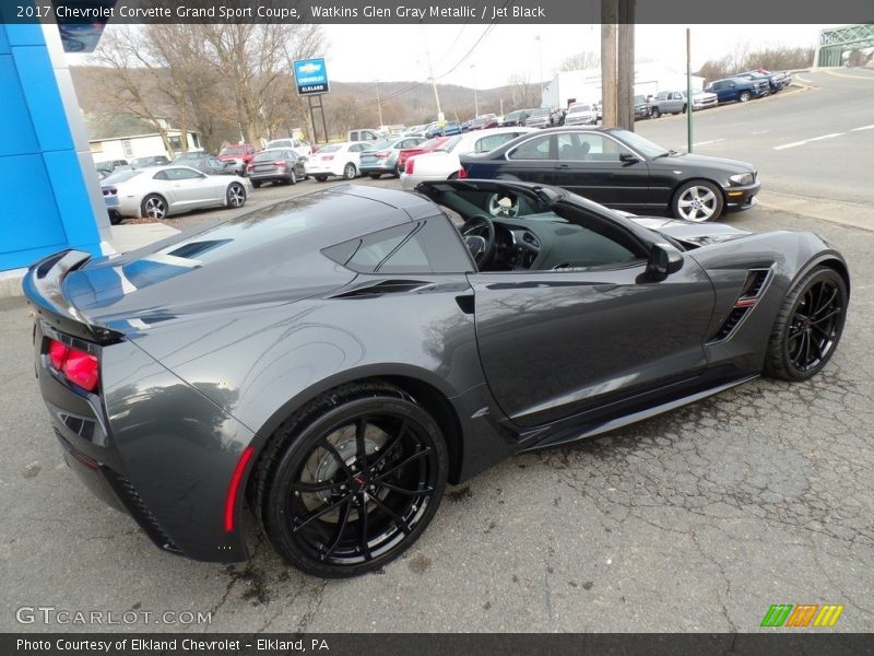 Watkins Glen Gray Metallic / Jet Black 2017 Chevrolet Corvette Grand Sport Coupe