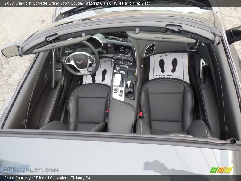  2017 Corvette Grand Sport Coupe Jet Black Interior