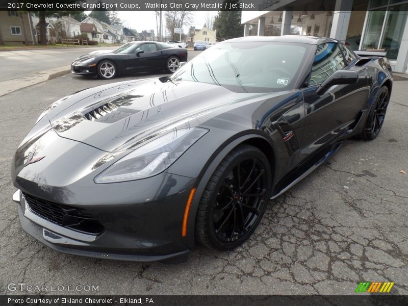 Watkins Glen Gray Metallic / Jet Black 2017 Chevrolet Corvette Grand Sport Coupe