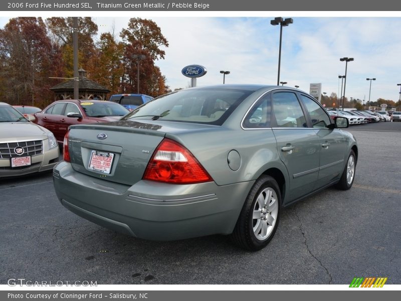Titanium Green Metallic / Pebble Beige 2006 Ford Five Hundred SEL