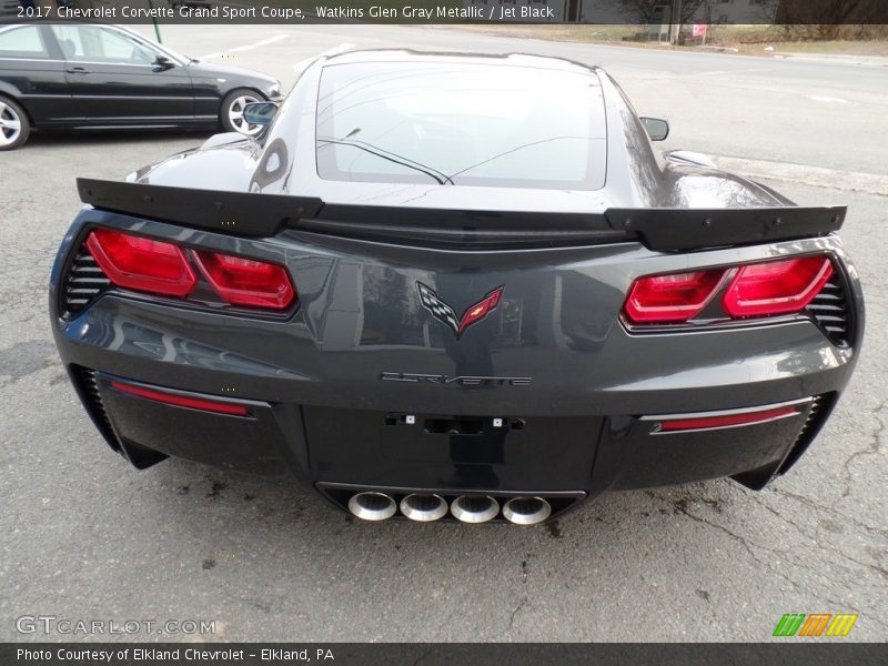 Exhaust of 2017 Corvette Grand Sport Coupe