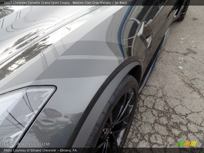 Watkins Glen Gray Metallic / Jet Black 2017 Chevrolet Corvette Grand Sport Coupe
