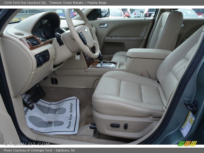 Titanium Green Metallic / Pebble Beige 2006 Ford Five Hundred SEL