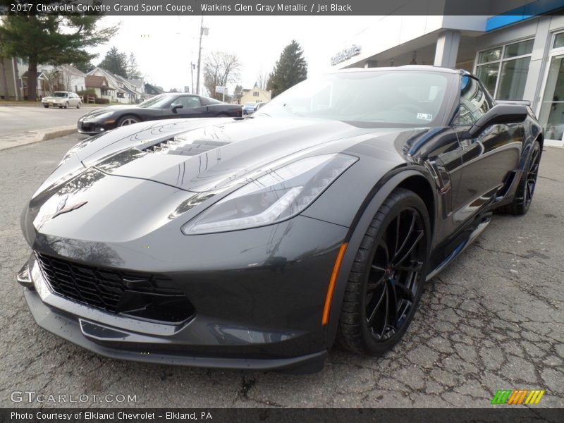 Watkins Glen Gray Metallic / Jet Black 2017 Chevrolet Corvette Grand Sport Coupe