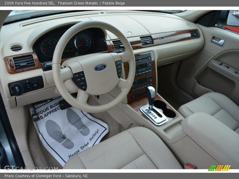 Titanium Green Metallic / Pebble Beige 2006 Ford Five Hundred SEL