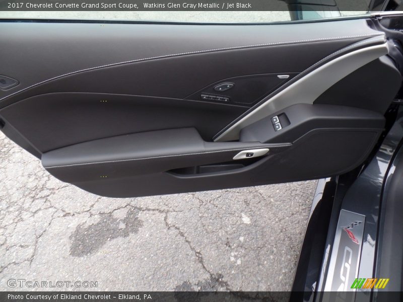 Watkins Glen Gray Metallic / Jet Black 2017 Chevrolet Corvette Grand Sport Coupe