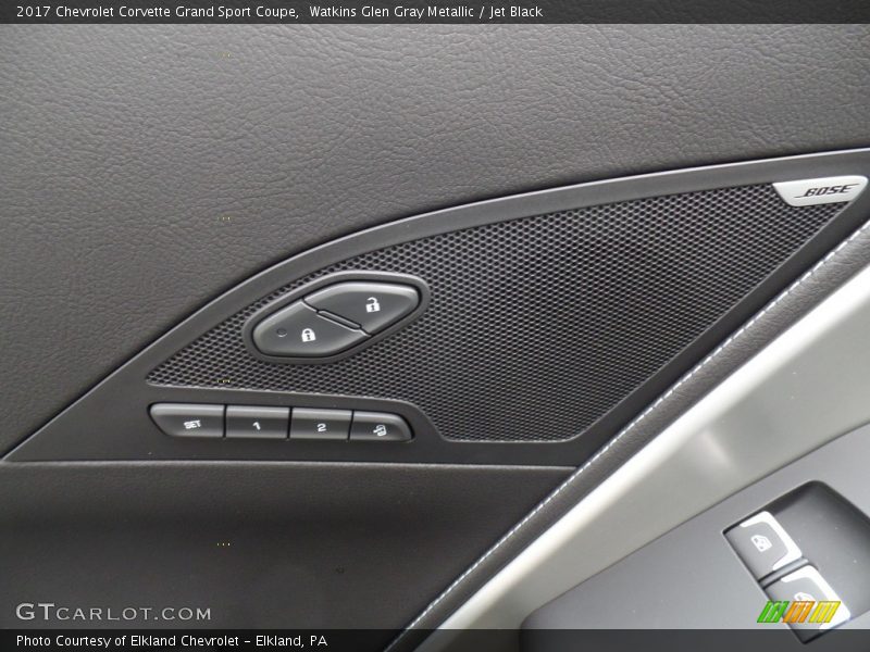 Watkins Glen Gray Metallic / Jet Black 2017 Chevrolet Corvette Grand Sport Coupe
