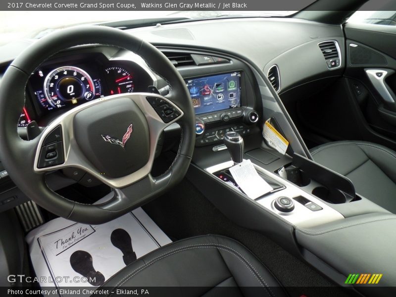 Watkins Glen Gray Metallic / Jet Black 2017 Chevrolet Corvette Grand Sport Coupe
