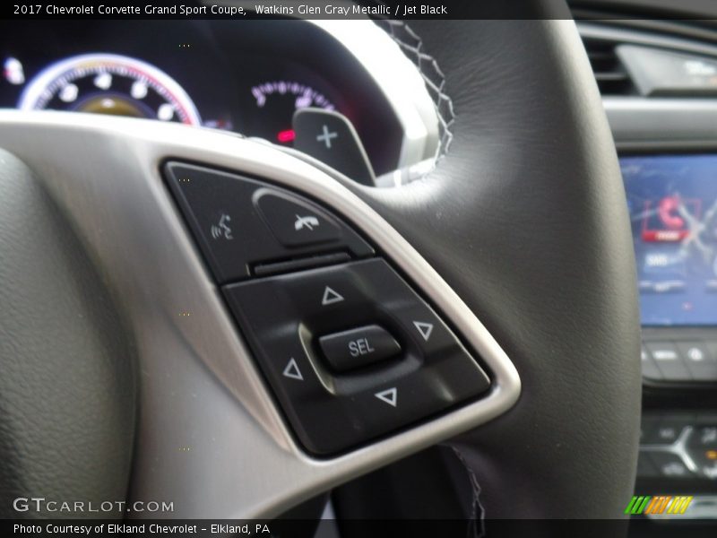 Watkins Glen Gray Metallic / Jet Black 2017 Chevrolet Corvette Grand Sport Coupe