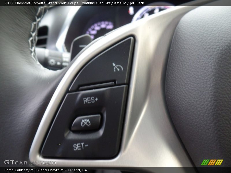 Watkins Glen Gray Metallic / Jet Black 2017 Chevrolet Corvette Grand Sport Coupe