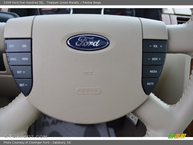 Titanium Green Metallic / Pebble Beige 2006 Ford Five Hundred SEL