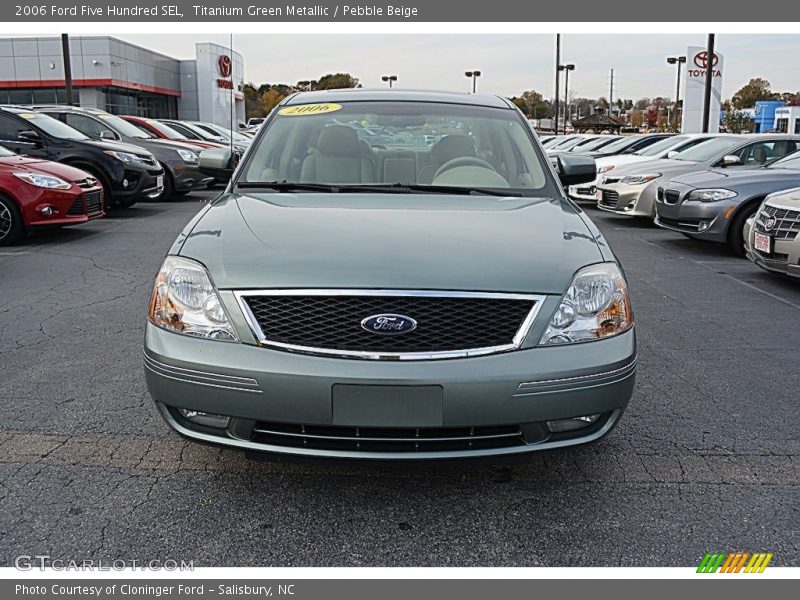Titanium Green Metallic / Pebble Beige 2006 Ford Five Hundred SEL