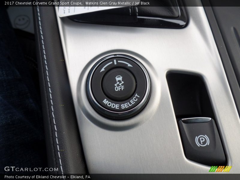 Watkins Glen Gray Metallic / Jet Black 2017 Chevrolet Corvette Grand Sport Coupe