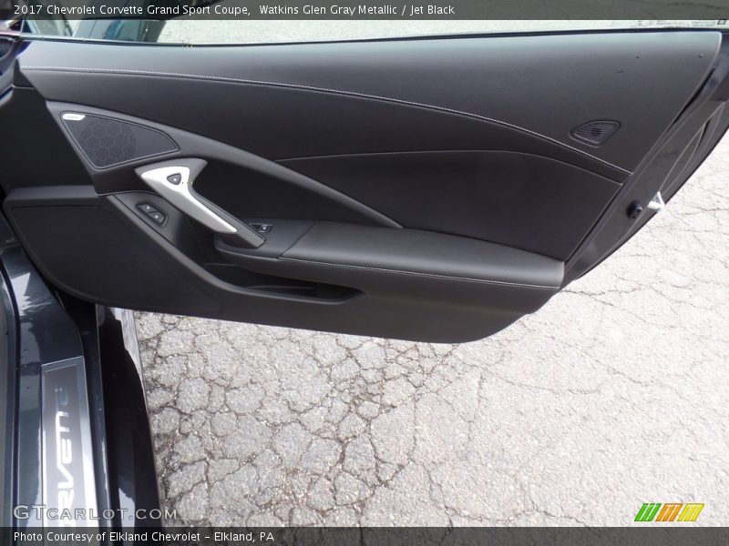 Watkins Glen Gray Metallic / Jet Black 2017 Chevrolet Corvette Grand Sport Coupe