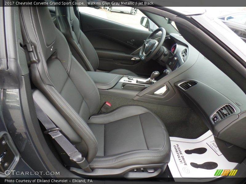 Watkins Glen Gray Metallic / Jet Black 2017 Chevrolet Corvette Grand Sport Coupe