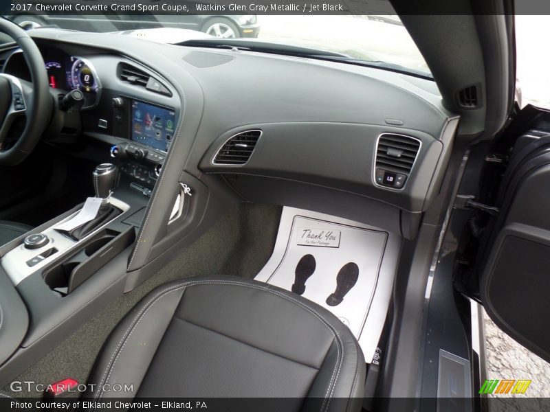 Watkins Glen Gray Metallic / Jet Black 2017 Chevrolet Corvette Grand Sport Coupe