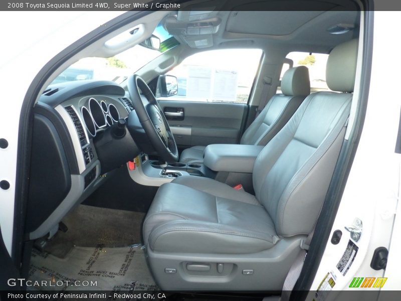 Super White / Graphite 2008 Toyota Sequoia Limited 4WD