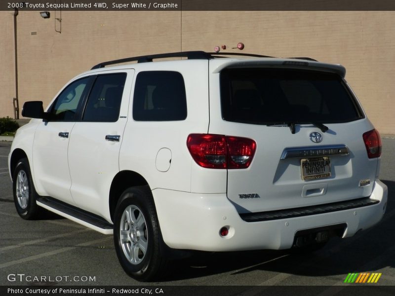 Super White / Graphite 2008 Toyota Sequoia Limited 4WD