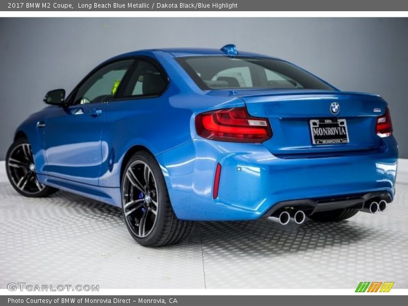 Long Beach Blue Metallic / Dakota Black/Blue Highlight 2017 BMW M2 Coupe