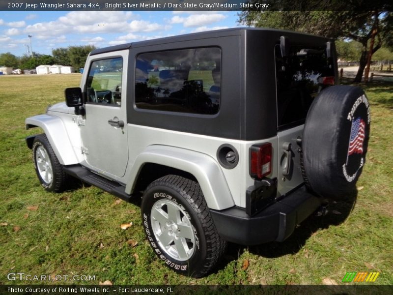 Bright Silver Metallic / Dark Slate Gray/Medium Slate Gray 2007 Jeep Wrangler Sahara 4x4
