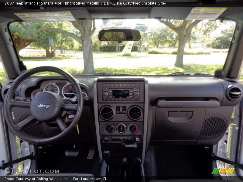 Bright Silver Metallic / Dark Slate Gray/Medium Slate Gray 2007 Jeep Wrangler Sahara 4x4