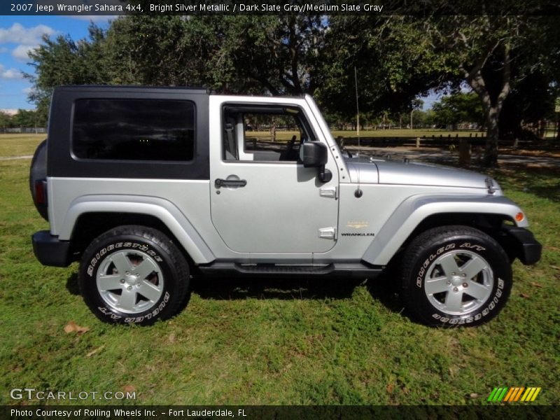 Bright Silver Metallic / Dark Slate Gray/Medium Slate Gray 2007 Jeep Wrangler Sahara 4x4