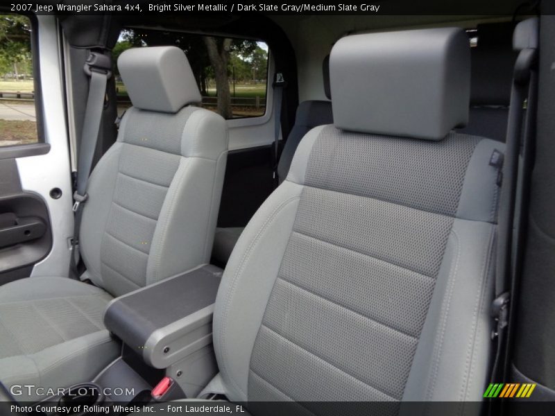 Bright Silver Metallic / Dark Slate Gray/Medium Slate Gray 2007 Jeep Wrangler Sahara 4x4