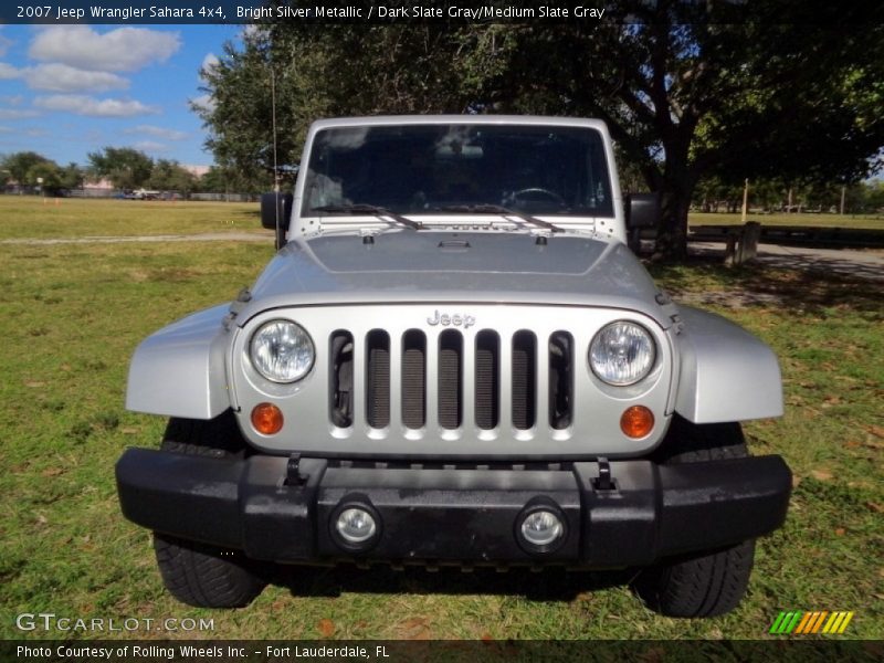 Bright Silver Metallic / Dark Slate Gray/Medium Slate Gray 2007 Jeep Wrangler Sahara 4x4